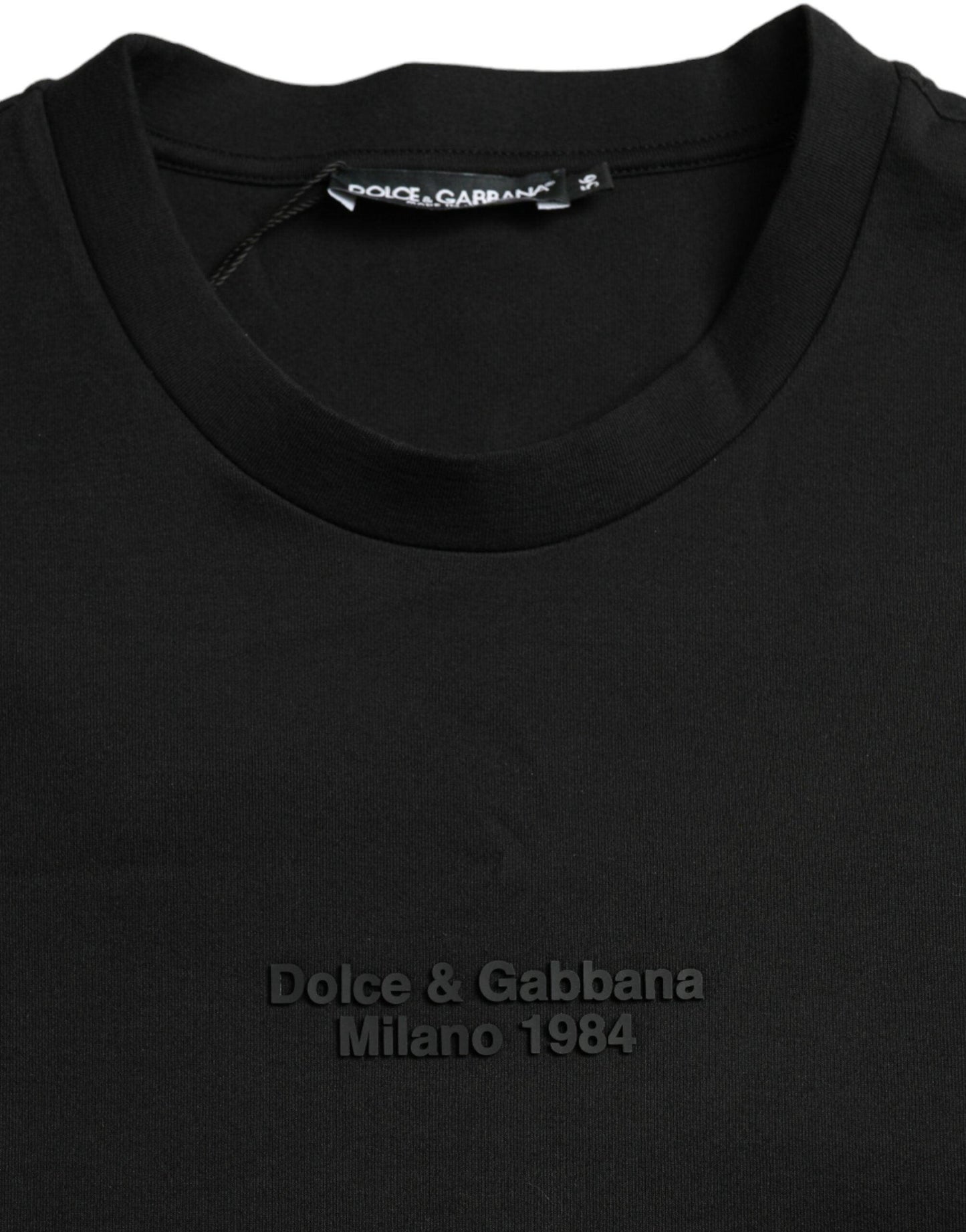 Dolce & Gabbana Elegant Leopard Print Crew Neck Tee - Arichezz.store