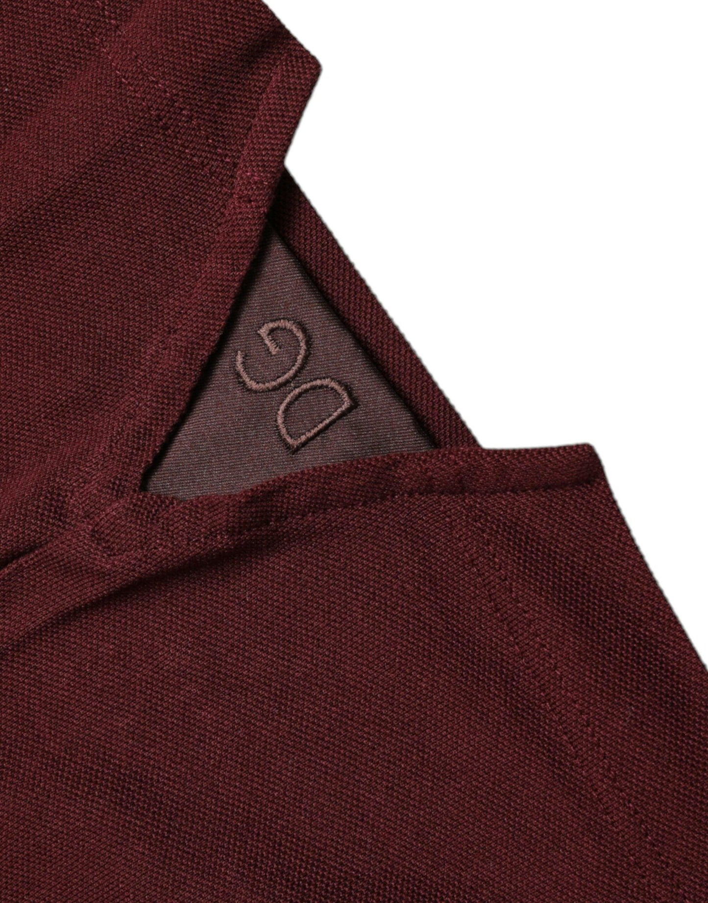 Dolce & Gabbana Elegant Maroon Cotton Blend Polo Tee - Arichezz.store