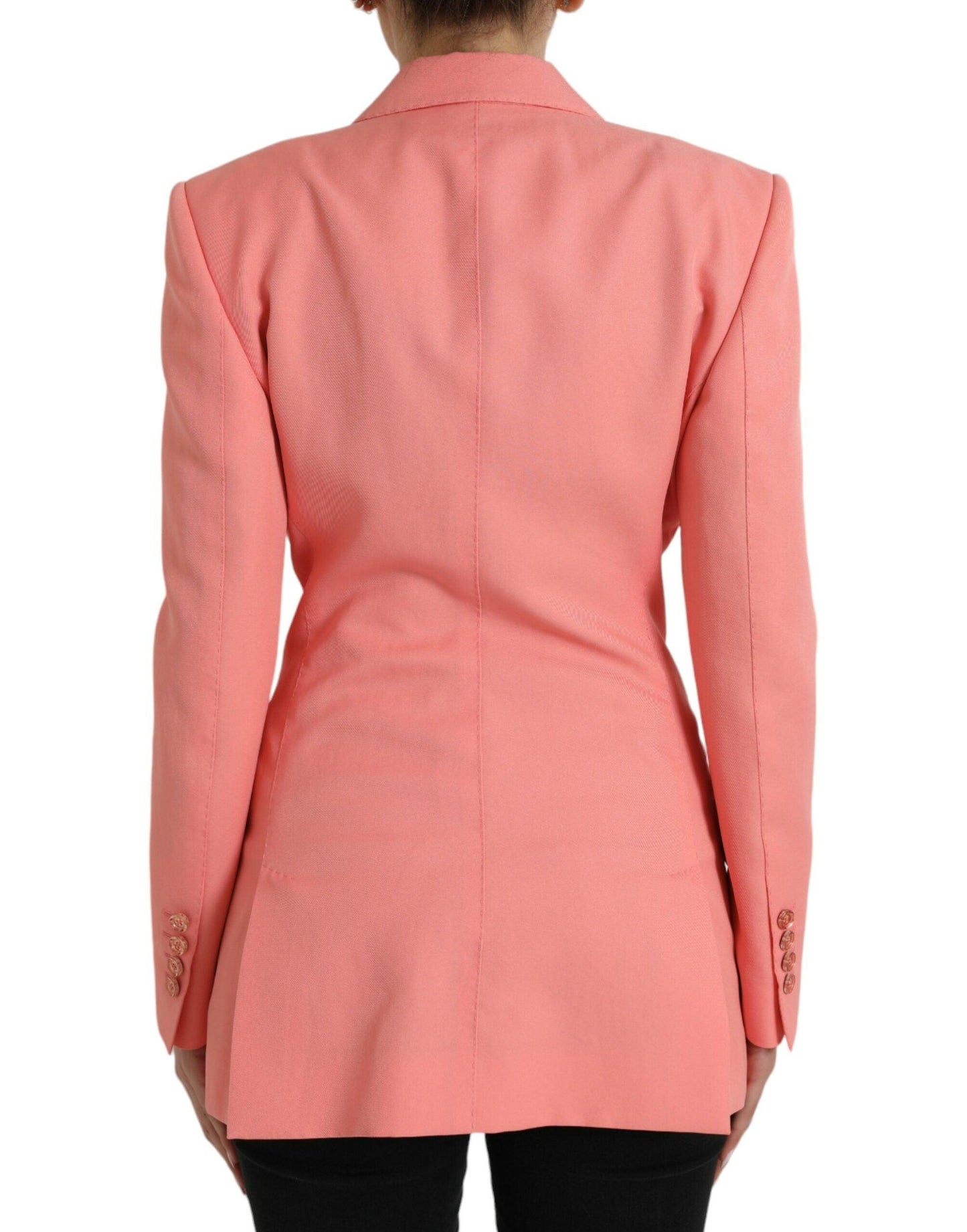 Dolce & Gabbana Chic Pink Peak Lapel Blazer - Arichezz.store