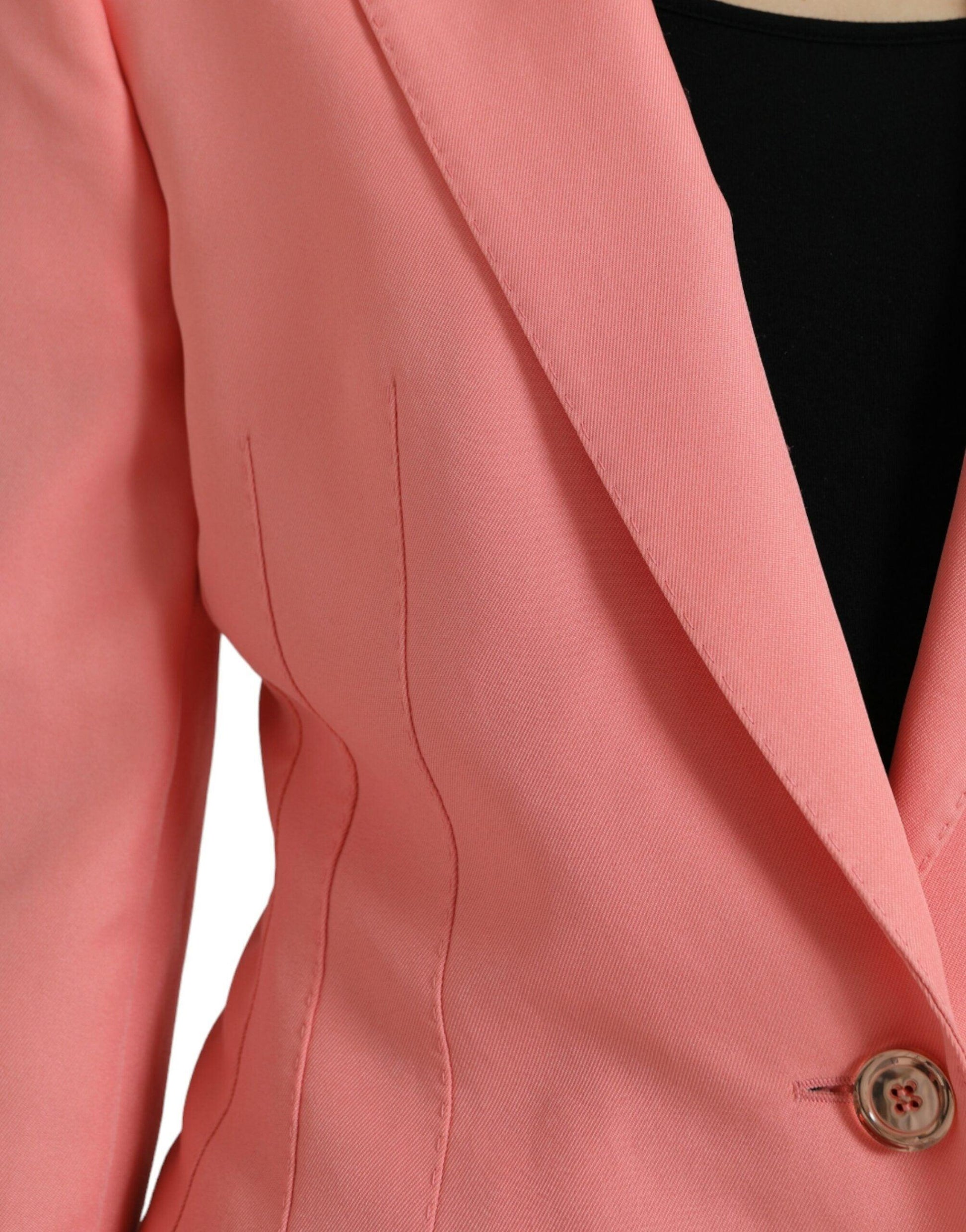 Dolce & Gabbana Chic Pink Peak Lapel Blazer - Arichezz.store