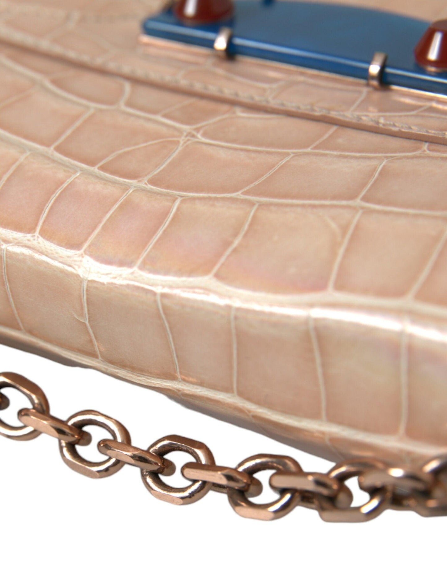 Balenciaga Elegant Mini Chain Beige Clutch for Evening Elegance - Arichezz.store