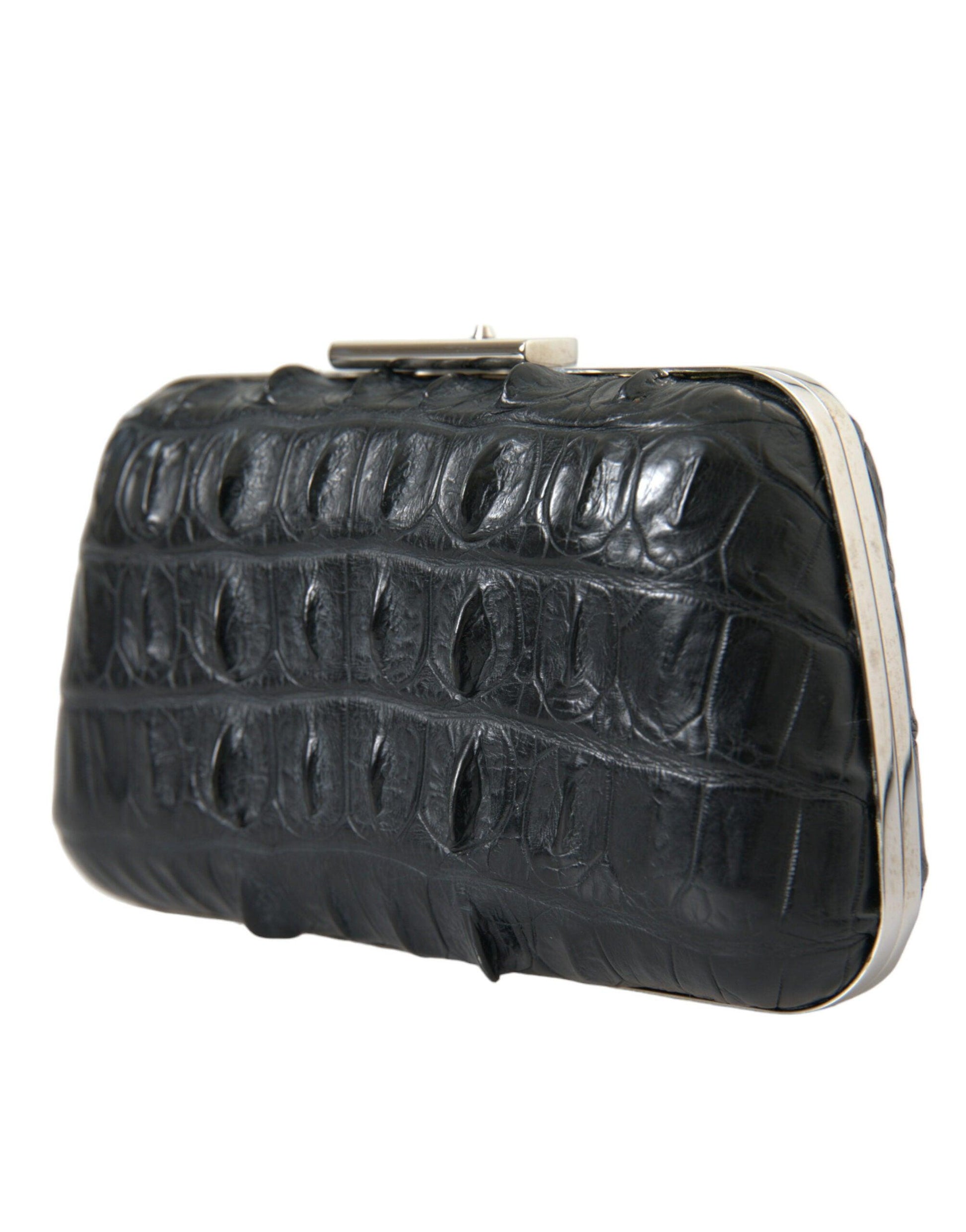 Balenciaga Elegant Crocodile Leather Evening Clutch - Arichezz.store