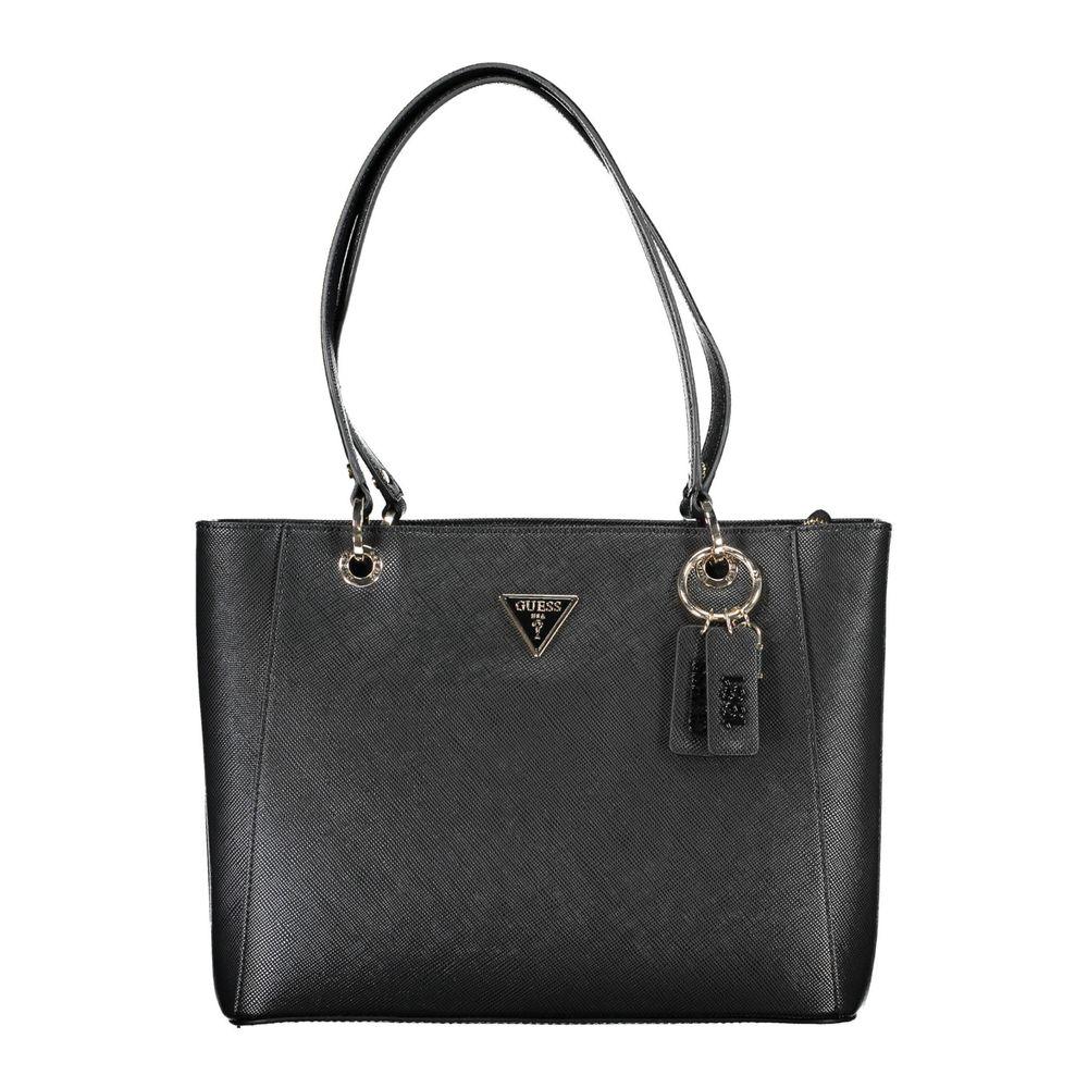 Guess Jeans Black Polyethylene Handbag - Arichezz.store