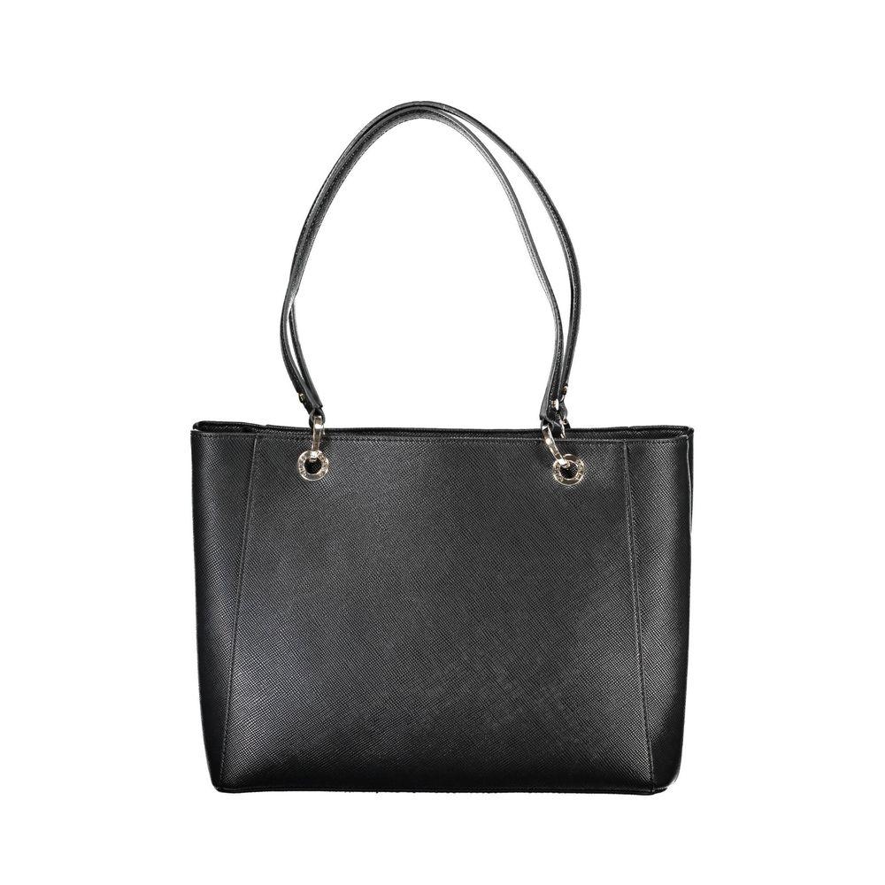 Guess Jeans Black Polyethylene Handbag - Arichezz.store