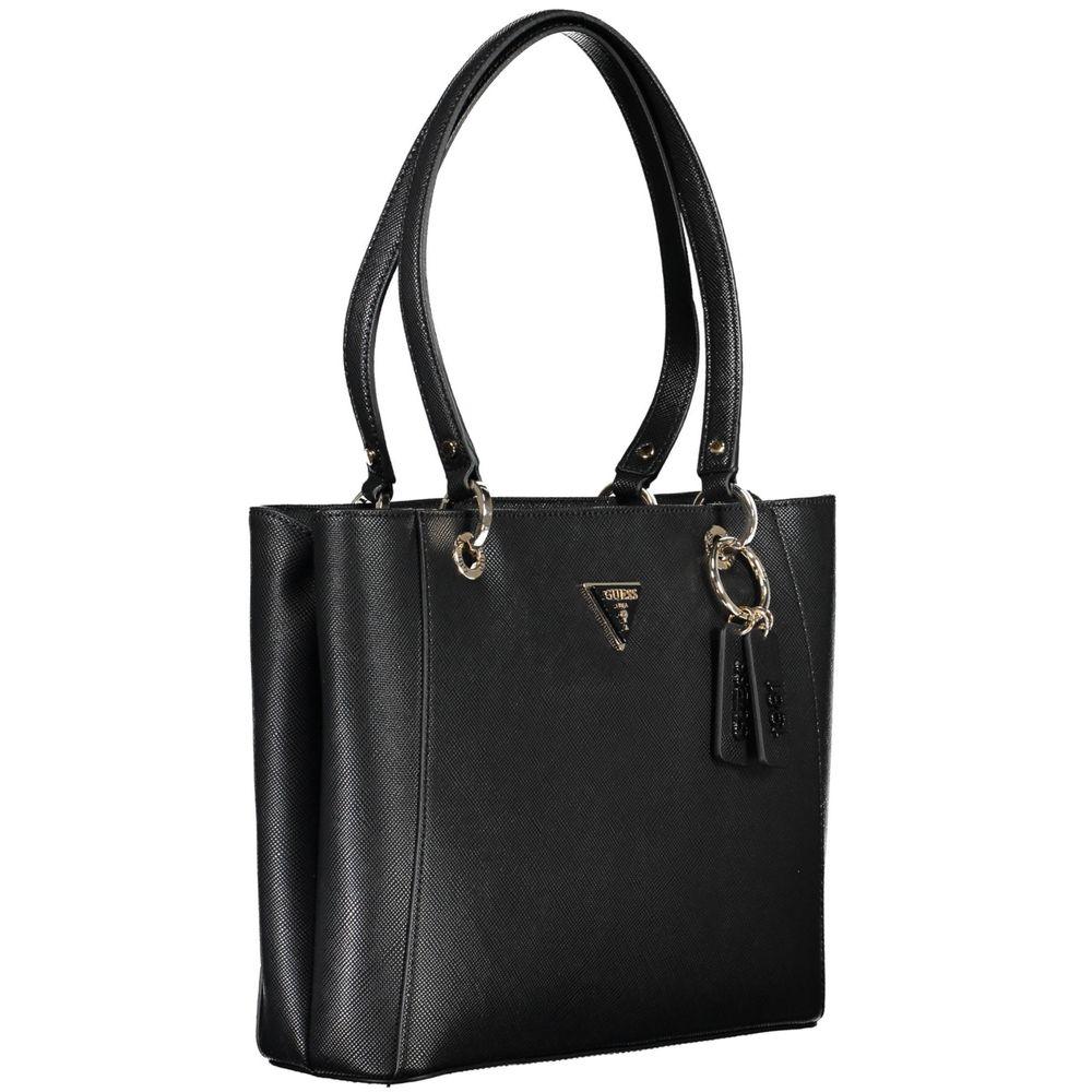 Guess Jeans Black Polyethylene Handbag - Arichezz.store