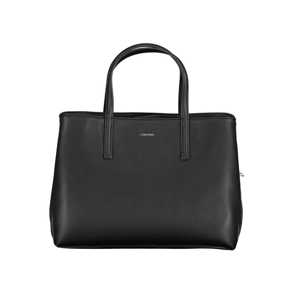 Calvin Klein Black Polyester Handbag - Arichezz.store