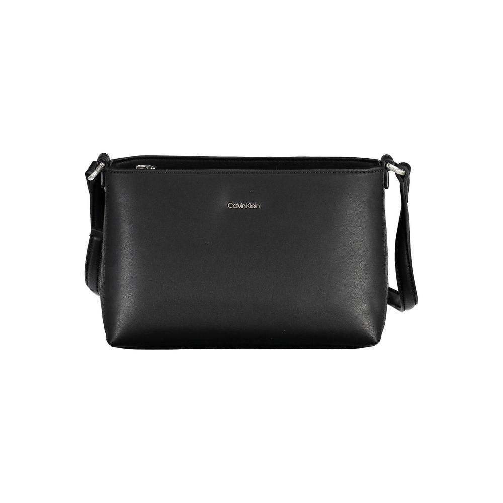 Calvin Klein Black Polyester Handbag - Arichezz.store