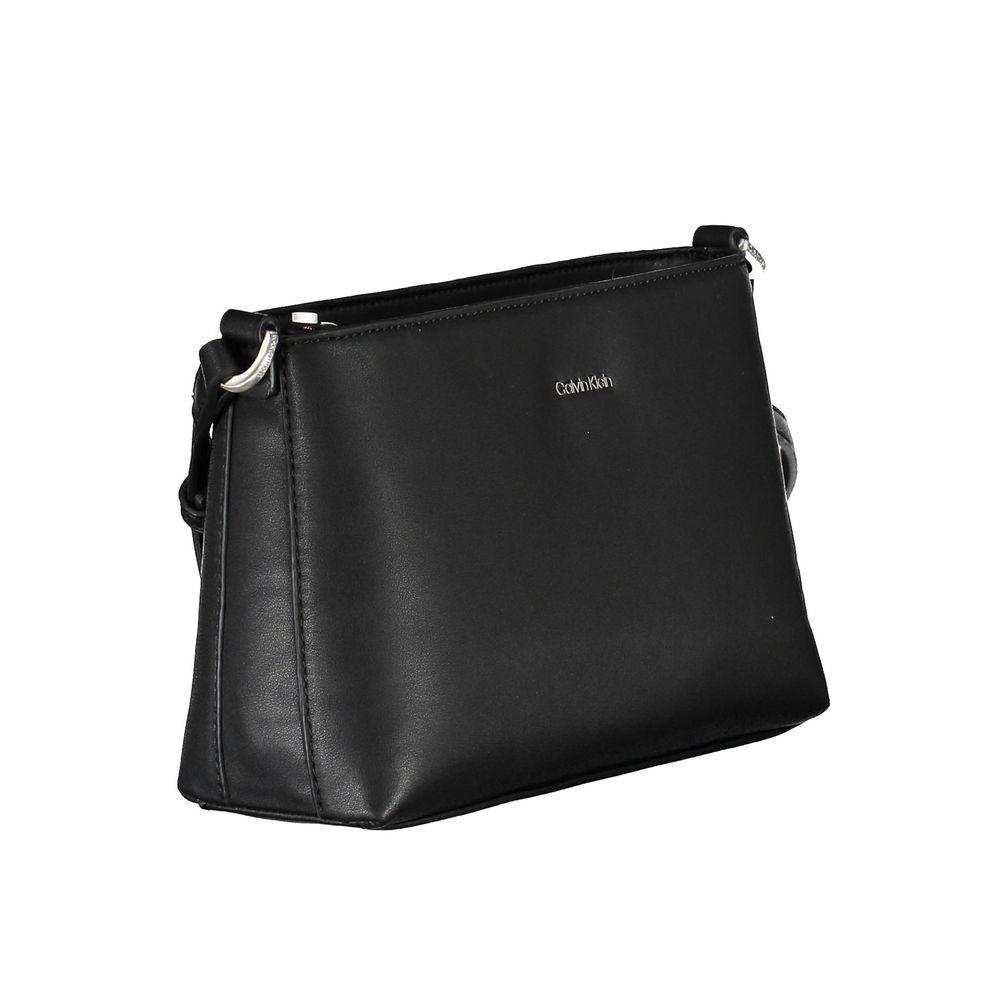 Calvin Klein Black Polyester Handbag - Arichezz.store