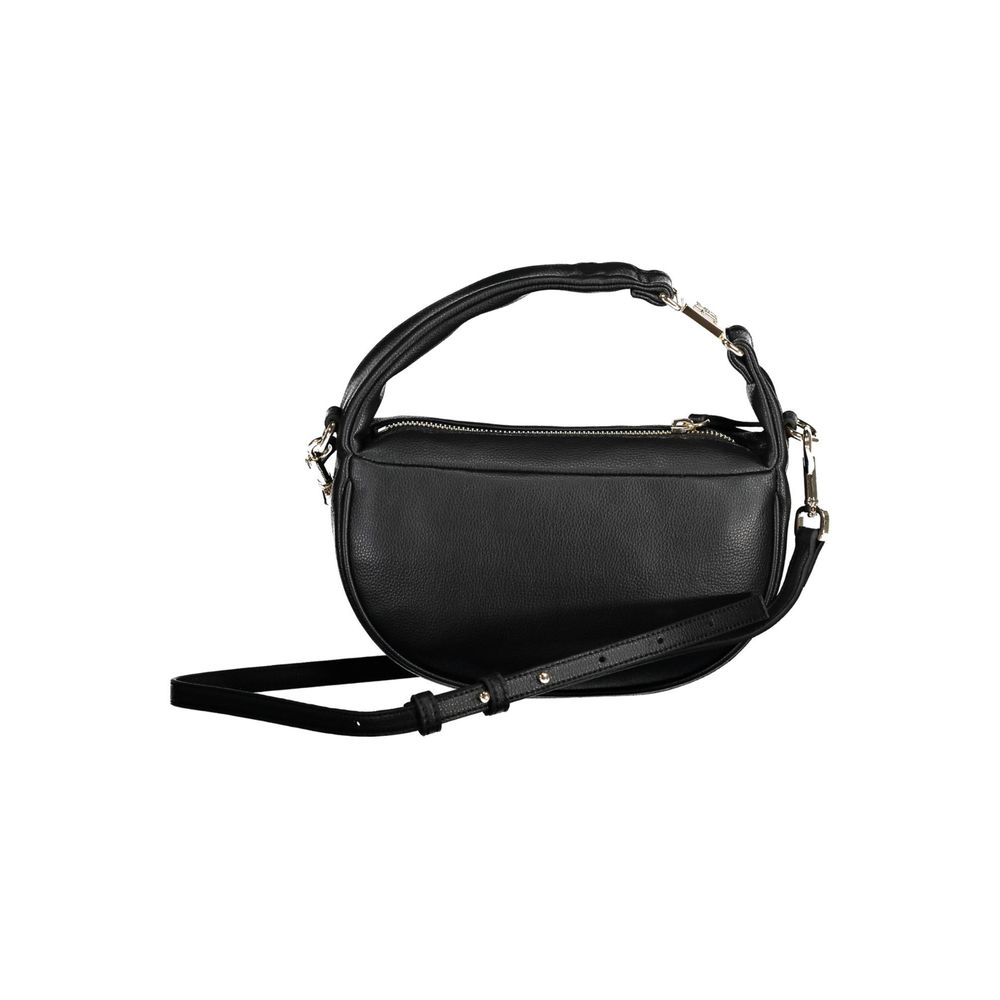 Tommy Hilfiger Black Polyester Handbag - Arichezz.store