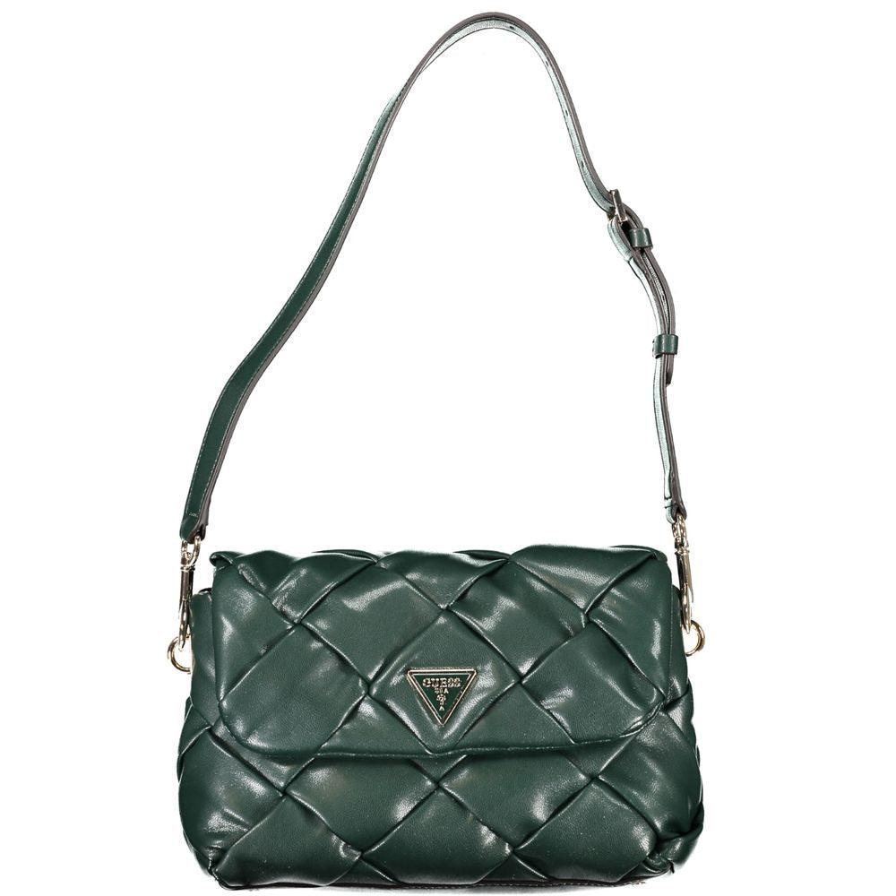 Guess Jeans Green Polyethylene Handbag - Arichezz.store