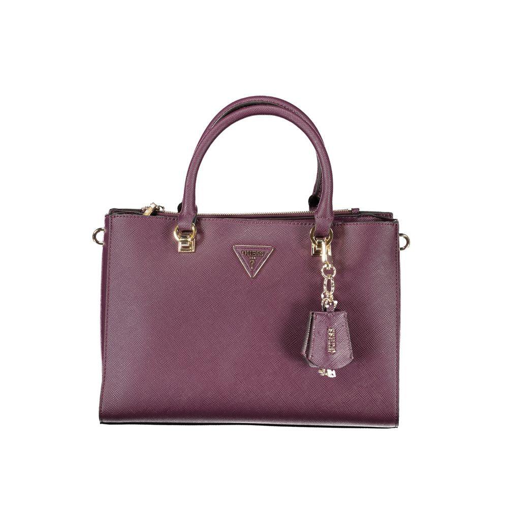 Guess Jeans Purple Polyethylene Handbag - Arichezz.store