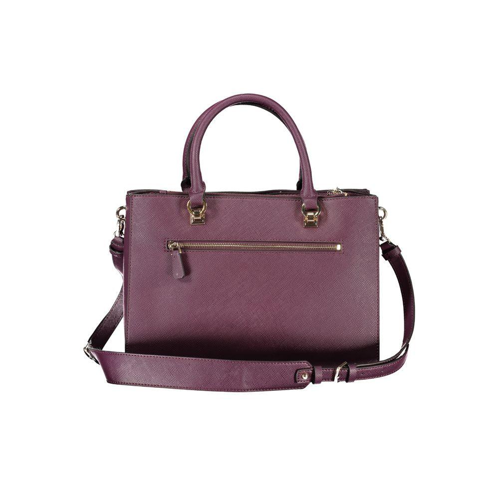 Guess Jeans Purple Polyethylene Handbag - Arichezz.store