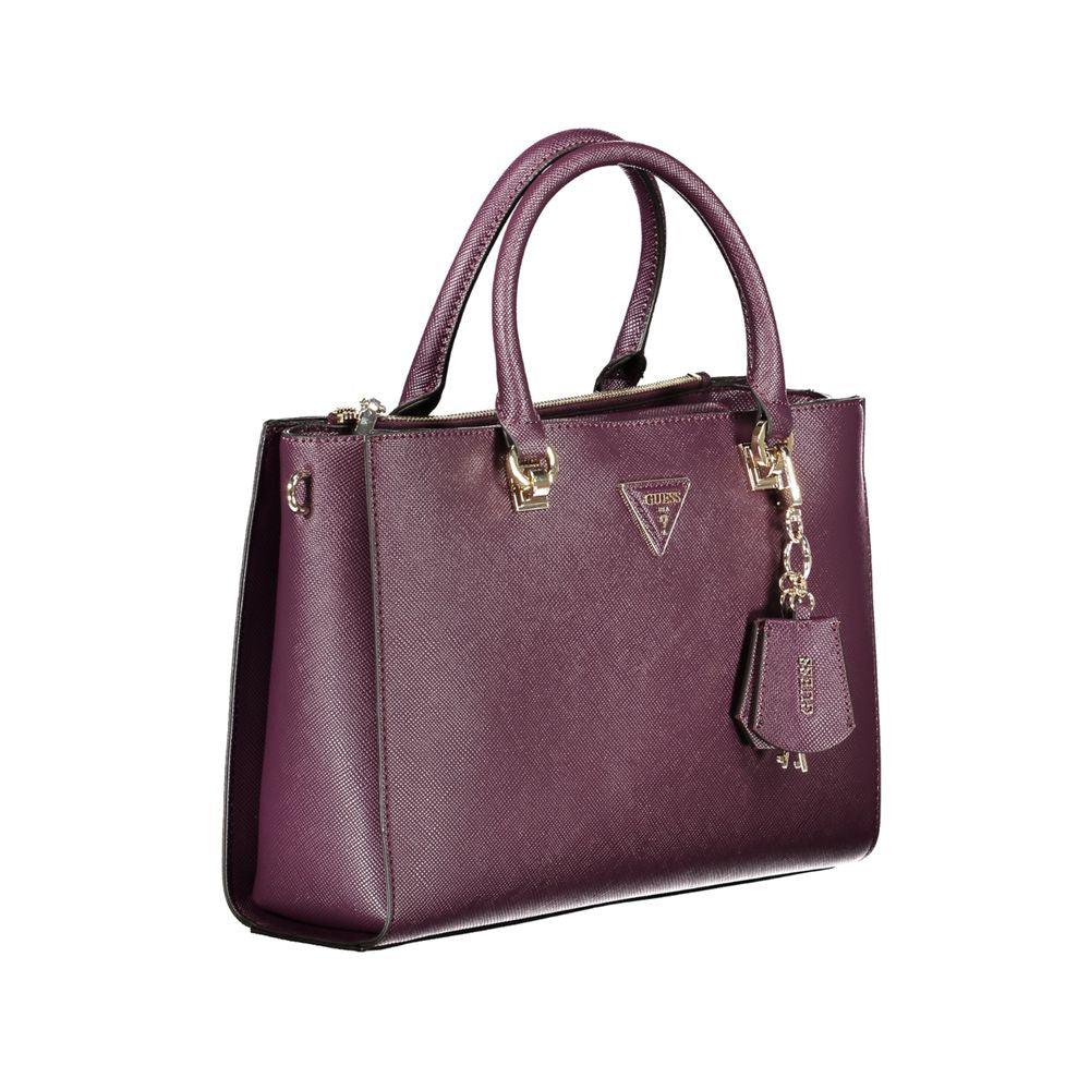 Guess Jeans Purple Polyethylene Handbag - Arichezz.store