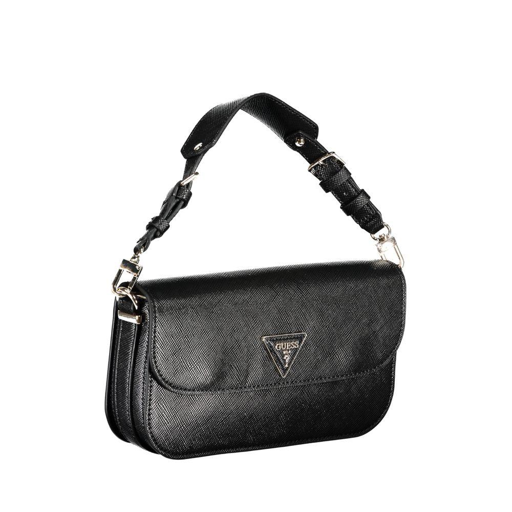 Guess Jeans Black Polyethylene Handbag - Arichezz.store