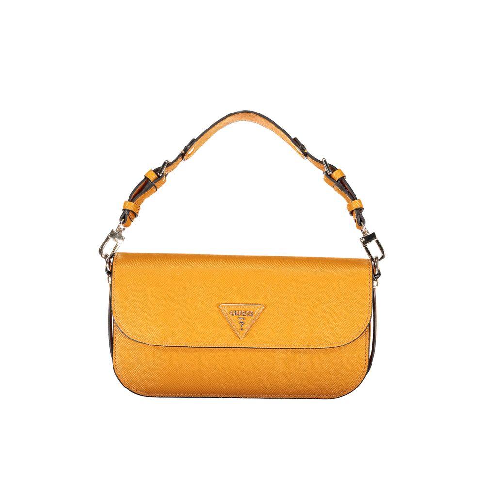 Guess Jeans Orange Polyethylene Handbag - Arichezz.store