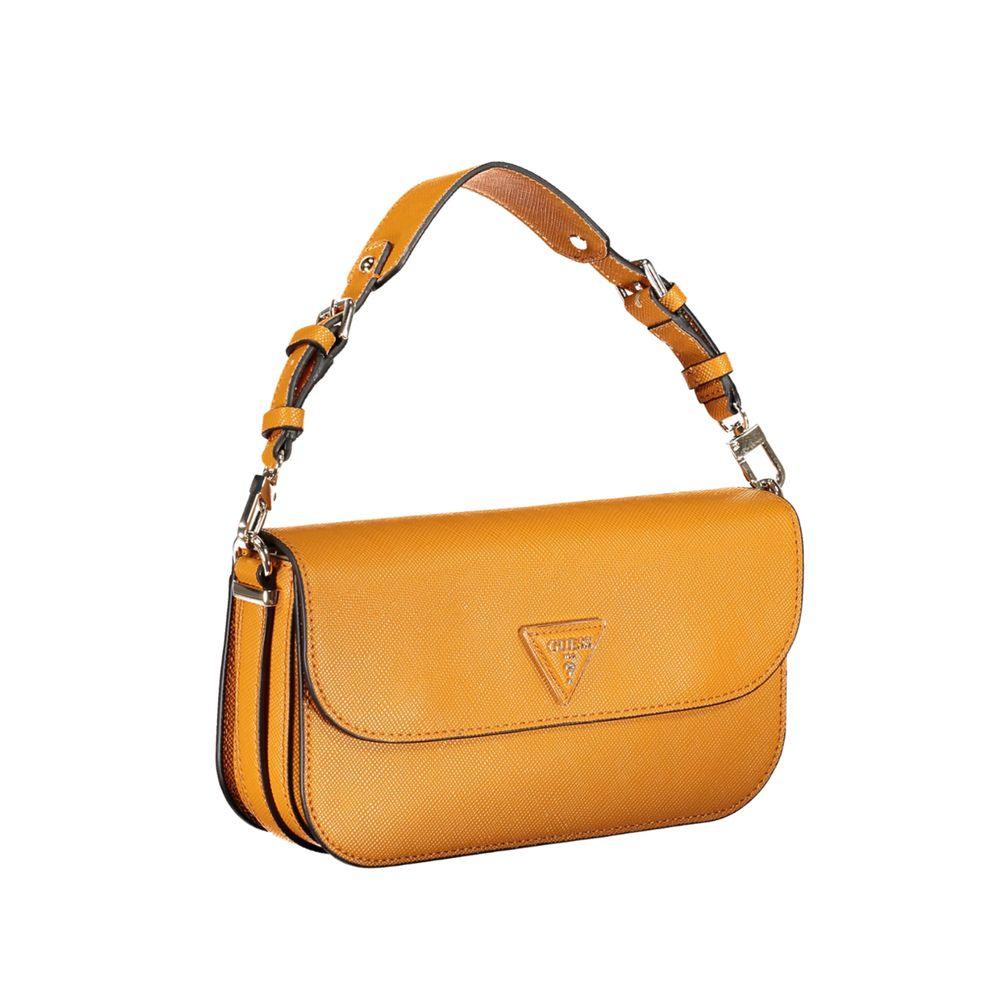 Guess Jeans Orange Polyethylene Handbag - Arichezz.store