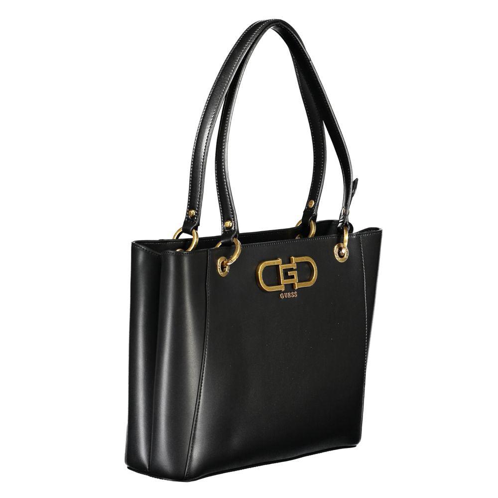 Guess Jeans Black Polyethylene Handbag - Arichezz.store