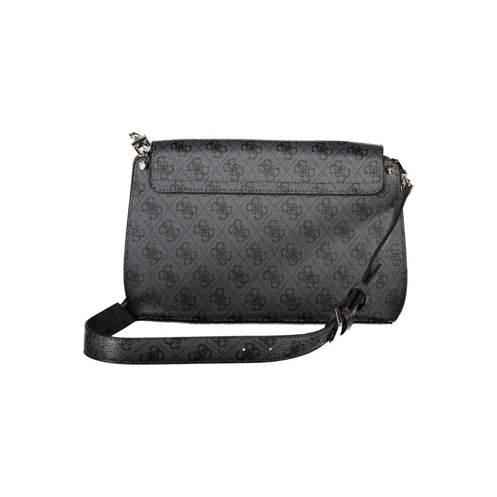 Guess Jeans Black Polyethylene Handbag - Arichezz.store