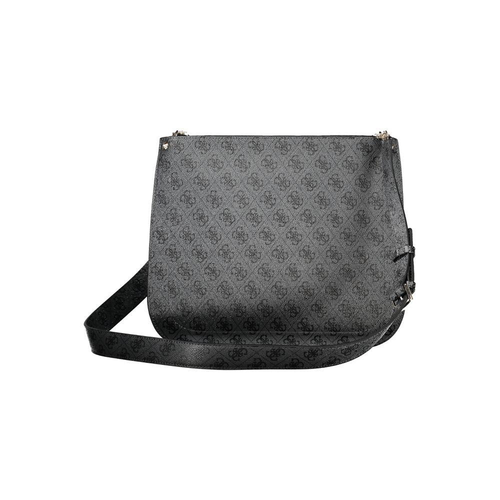 Guess Jeans Black Polyethylene Handbag - Arichezz.store