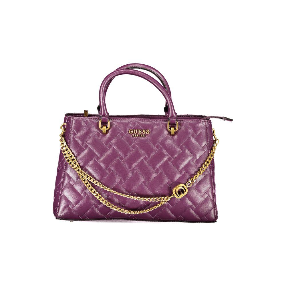 Guess Jeans Purple Polyethylene Handbag - Arichezz.store