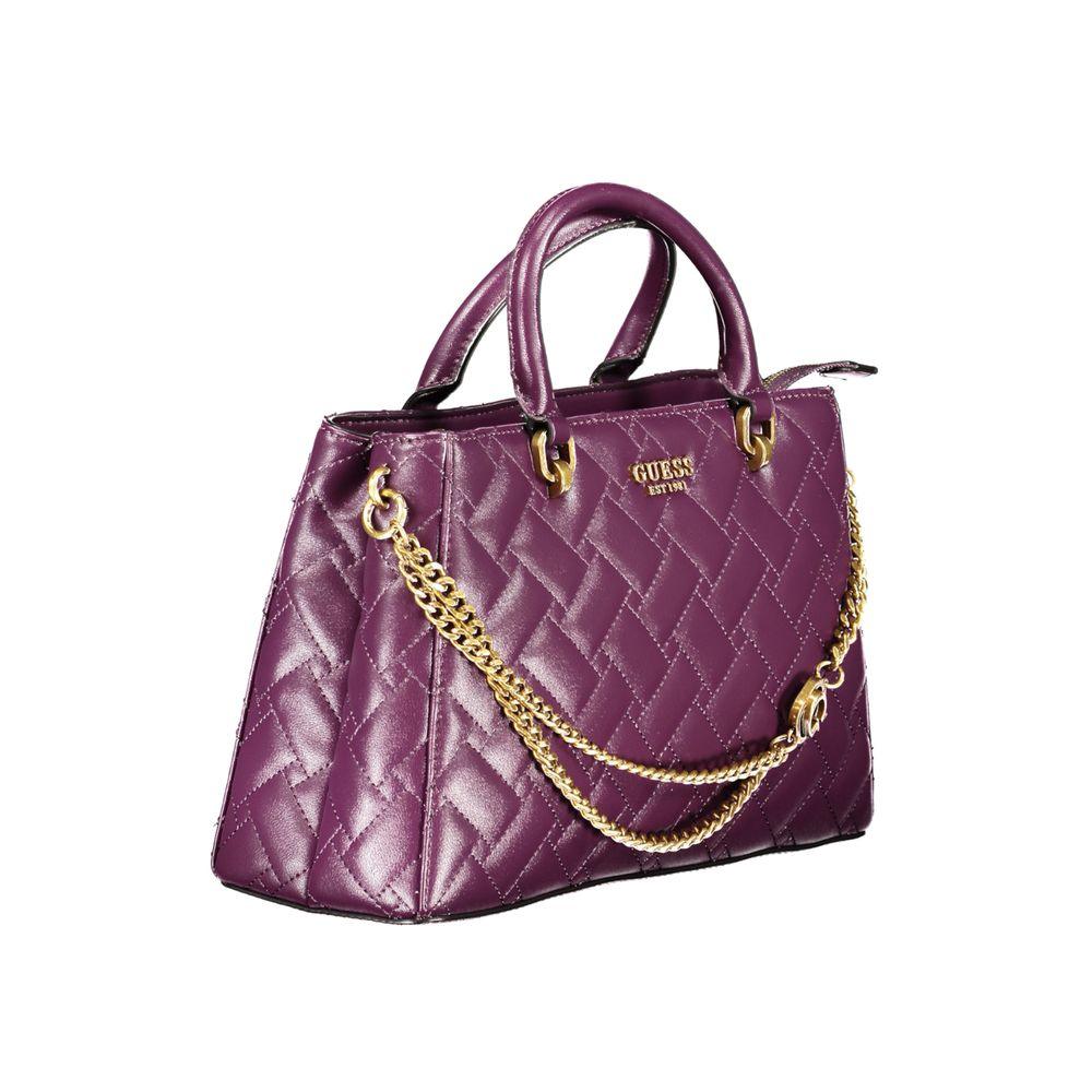 Guess Jeans Purple Polyethylene Handbag - Arichezz.store