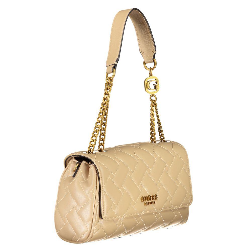 Guess Jeans Beige Polyethylene Handbag - Arichezz.store