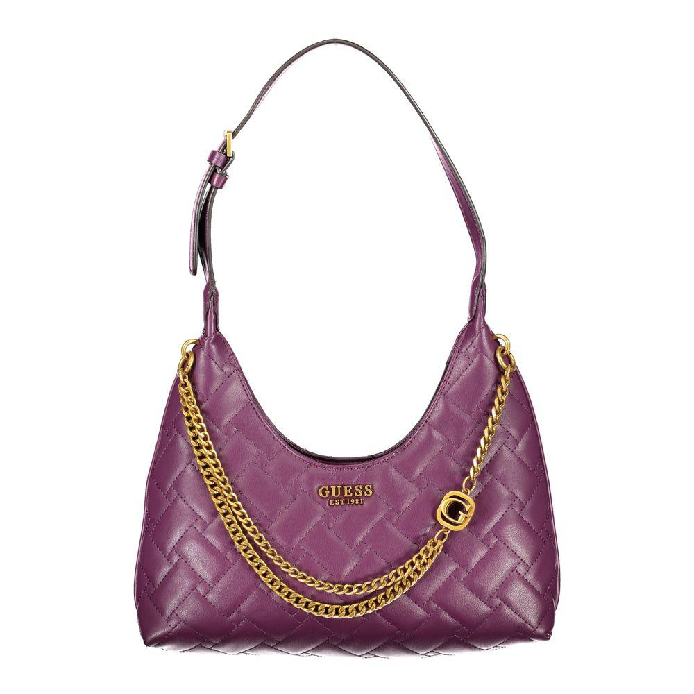 Guess Jeans Purple Polyethylene Handbag - Arichezz.store