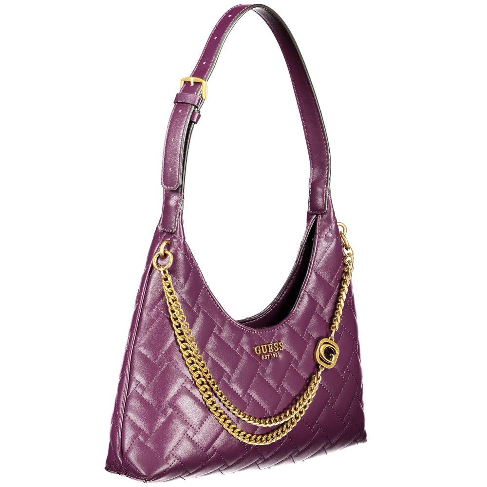 Guess Jeans Purple Polyethylene Handbag - Arichezz.store