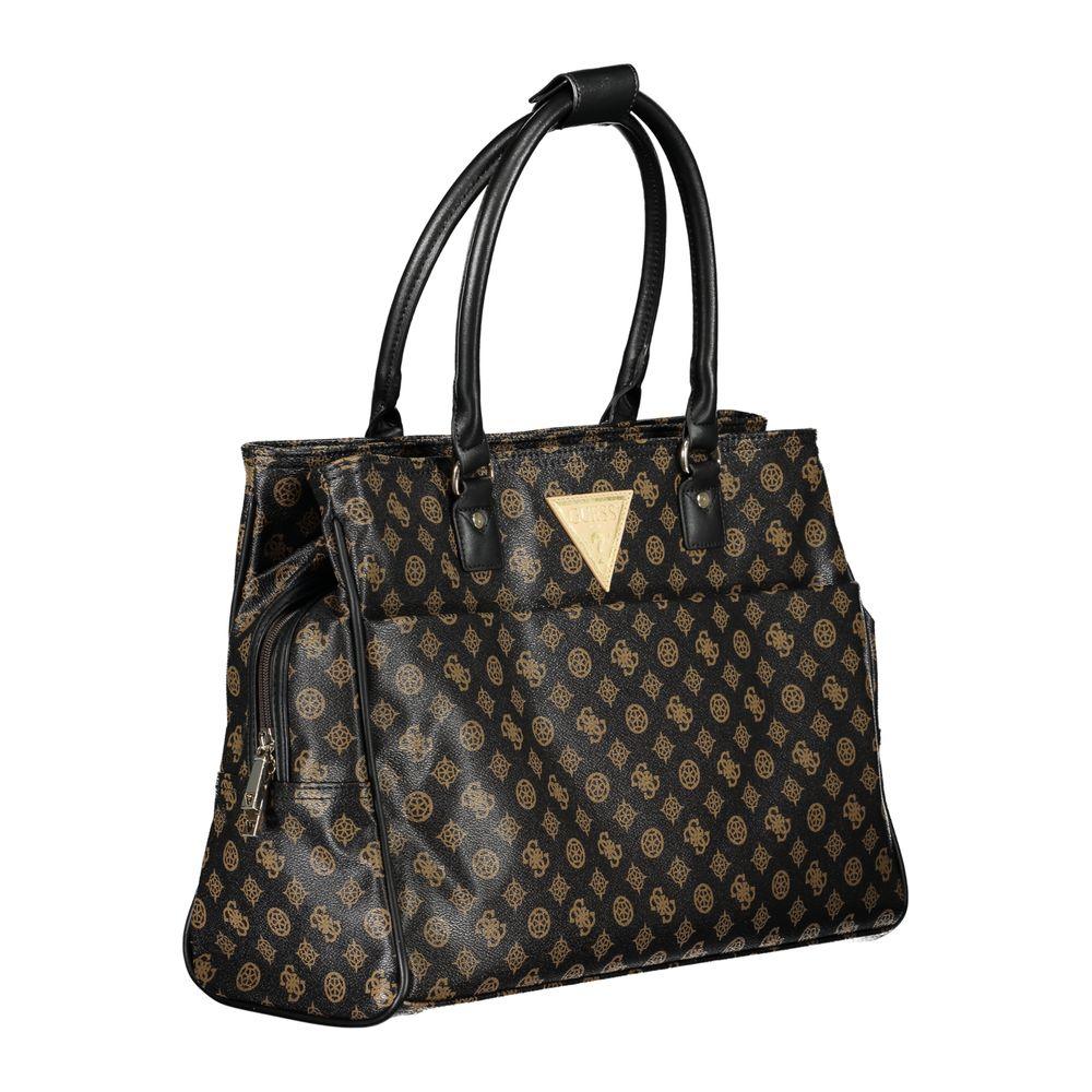 Guess Jeans Brown Polyethylene Handbag - Arichezz.store