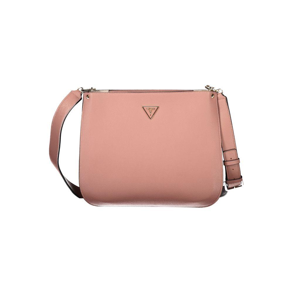 Guess Jeans Pink Polyethylene Handbag - Arichezz.store