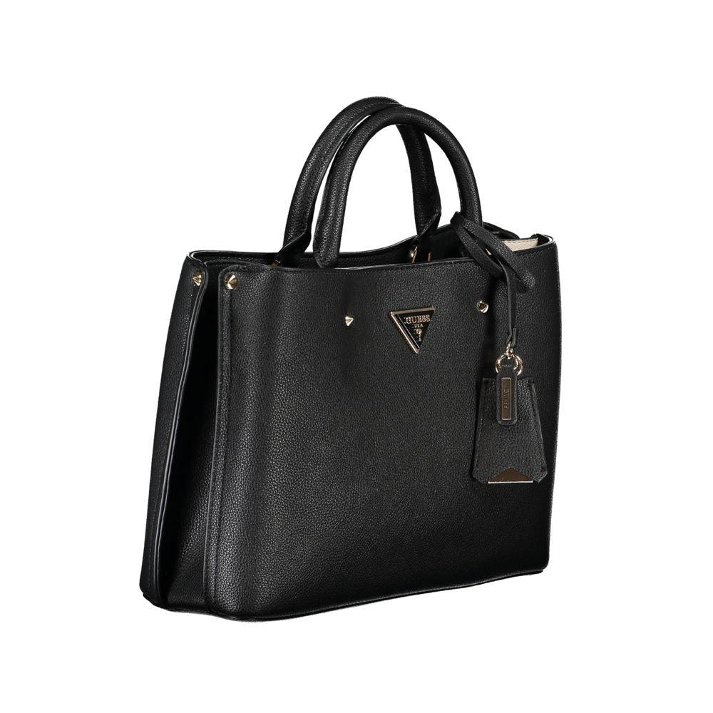 Guess Jeans Black Polyethylene Handbag - Arichezz.store