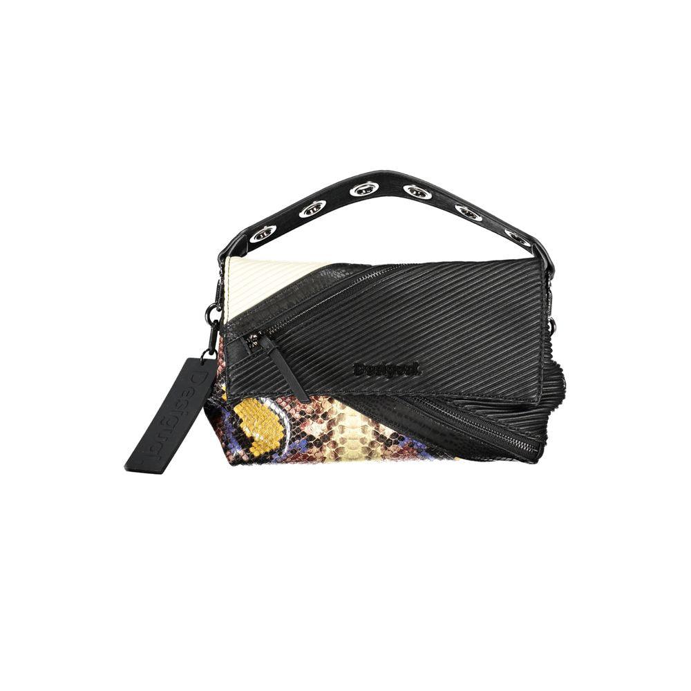 Desigual Black Polyethylene Handbag - Arichezz.store