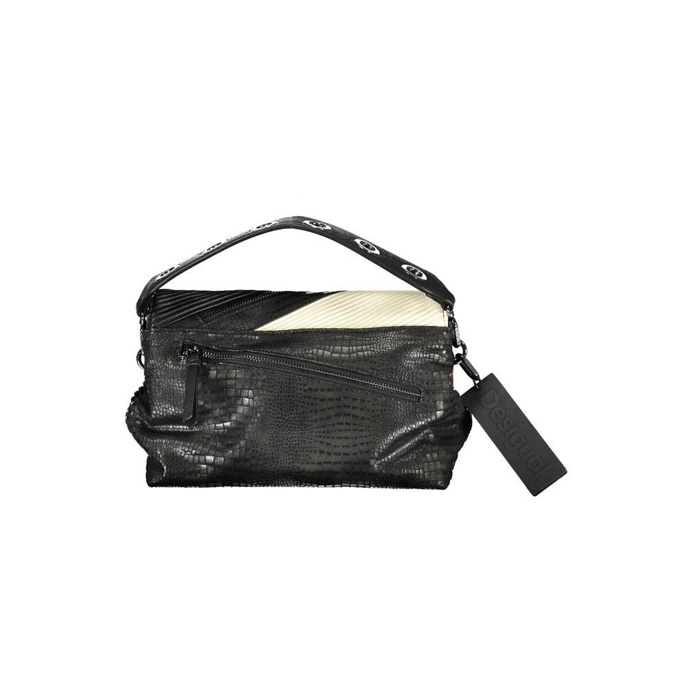 Desigual Black Polyethylene Handbag - Arichezz.store