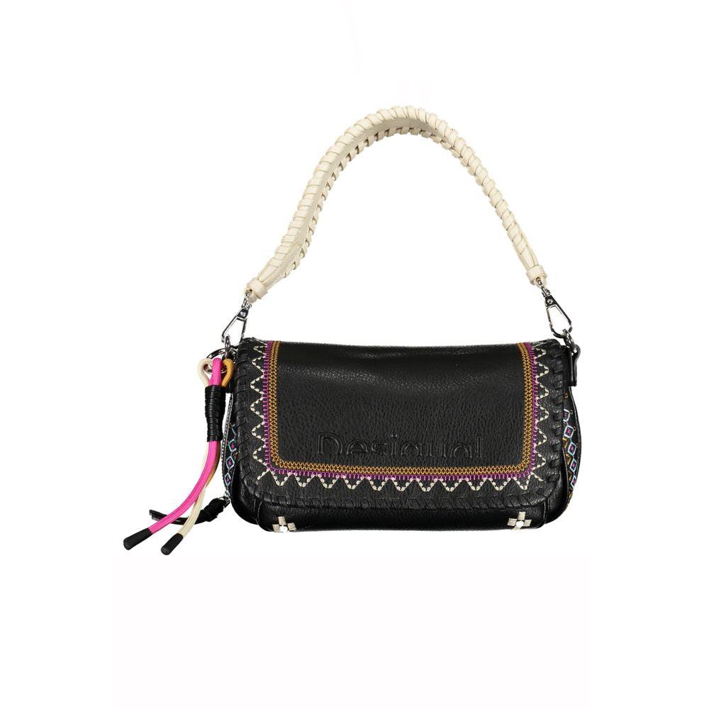 Desigual Black Polyethylene Handbag - Arichezz.store