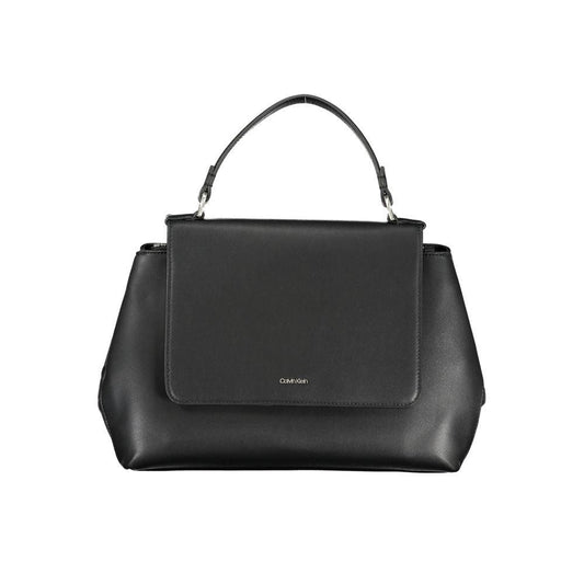 Calvin Klein Black Polyester Handbag - Arichezz.store