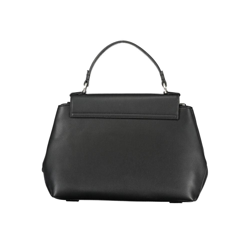 Calvin Klein Black Polyester Handbag - Arichezz.store