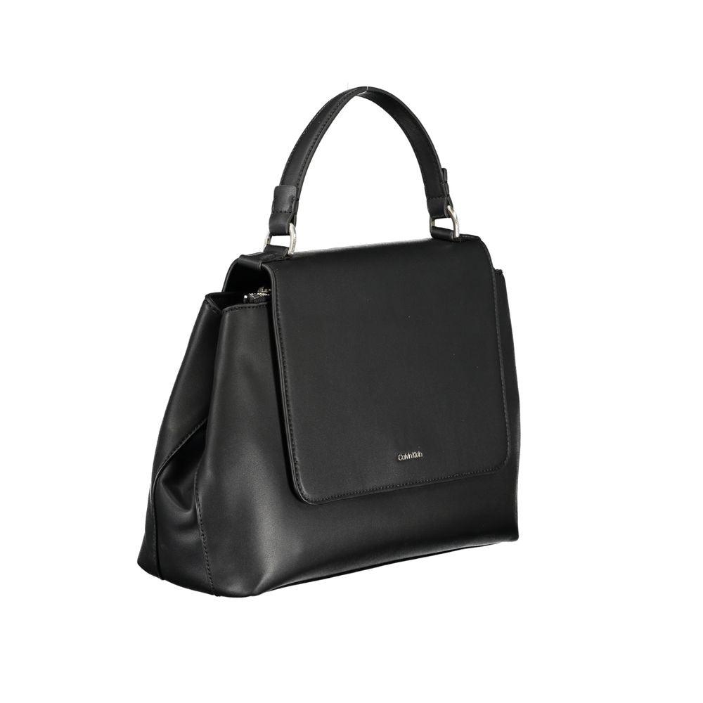 Calvin Klein Black Polyester Handbag - Arichezz.store