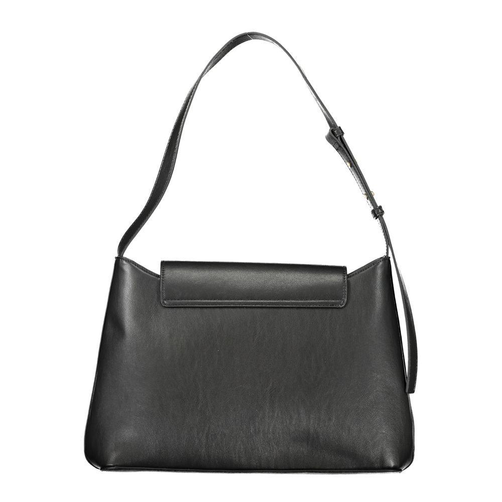 Calvin Klein Black Polyester Handbag - Arichezz.store