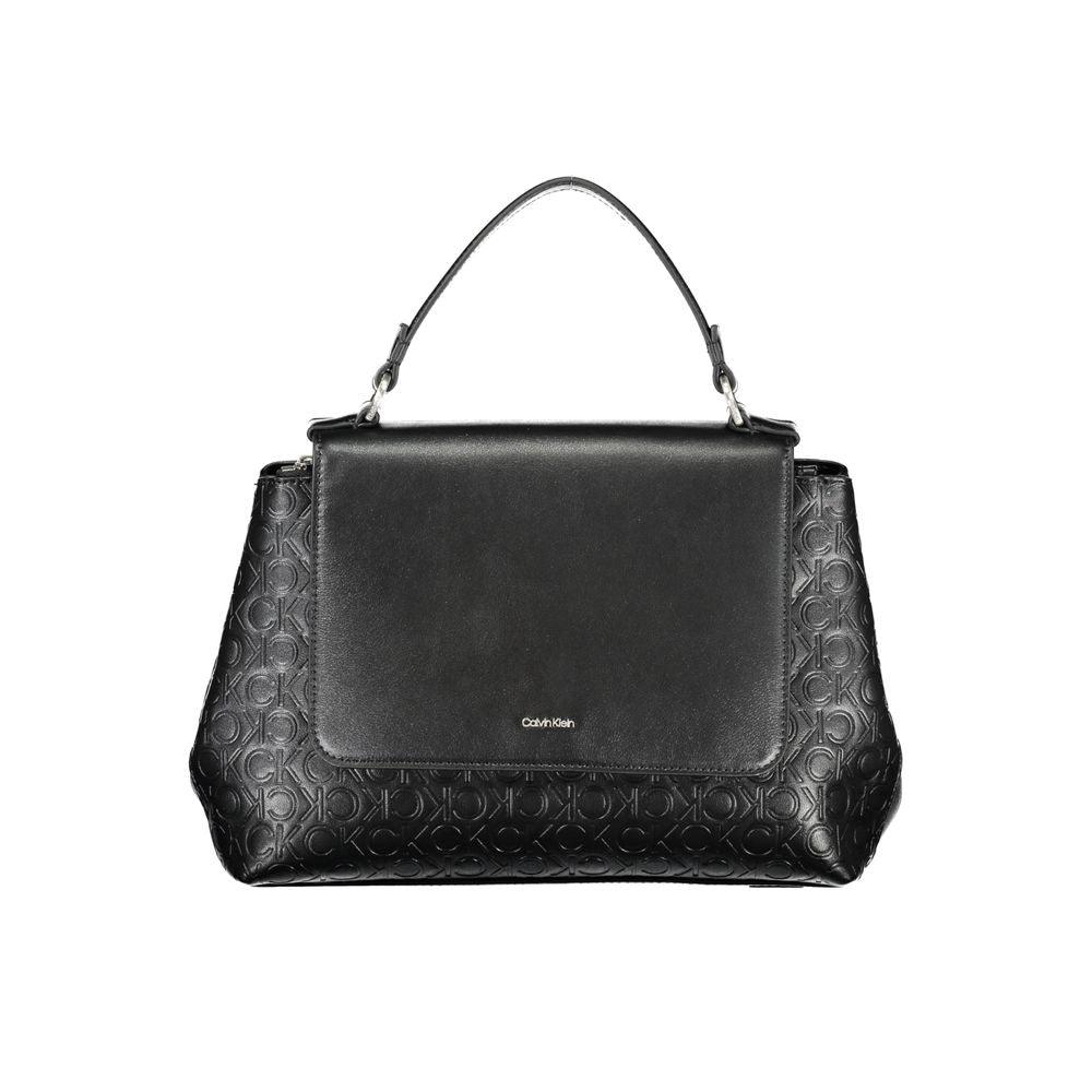 Calvin Klein Black Polyester Handbag - Arichezz.store