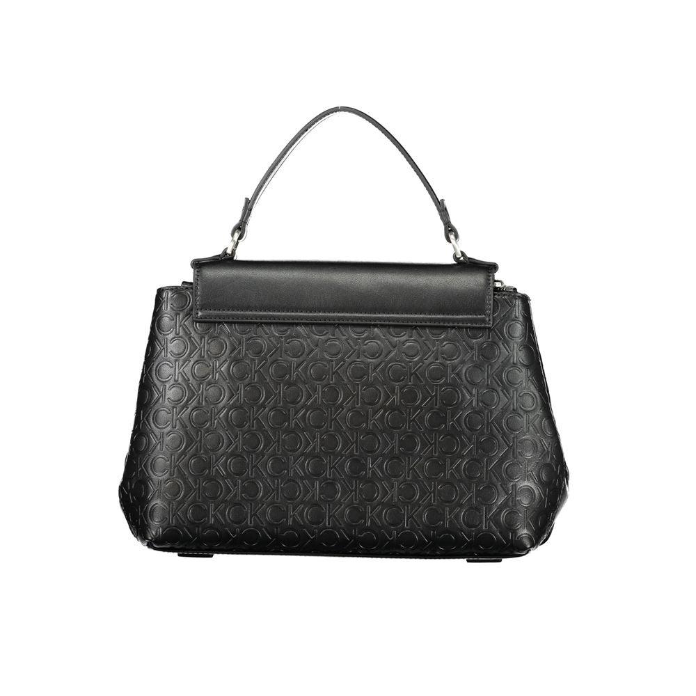 Calvin Klein Black Polyester Handbag - Arichezz.store