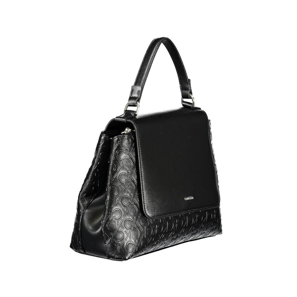 Calvin Klein Black Polyester Handbag - Arichezz.store