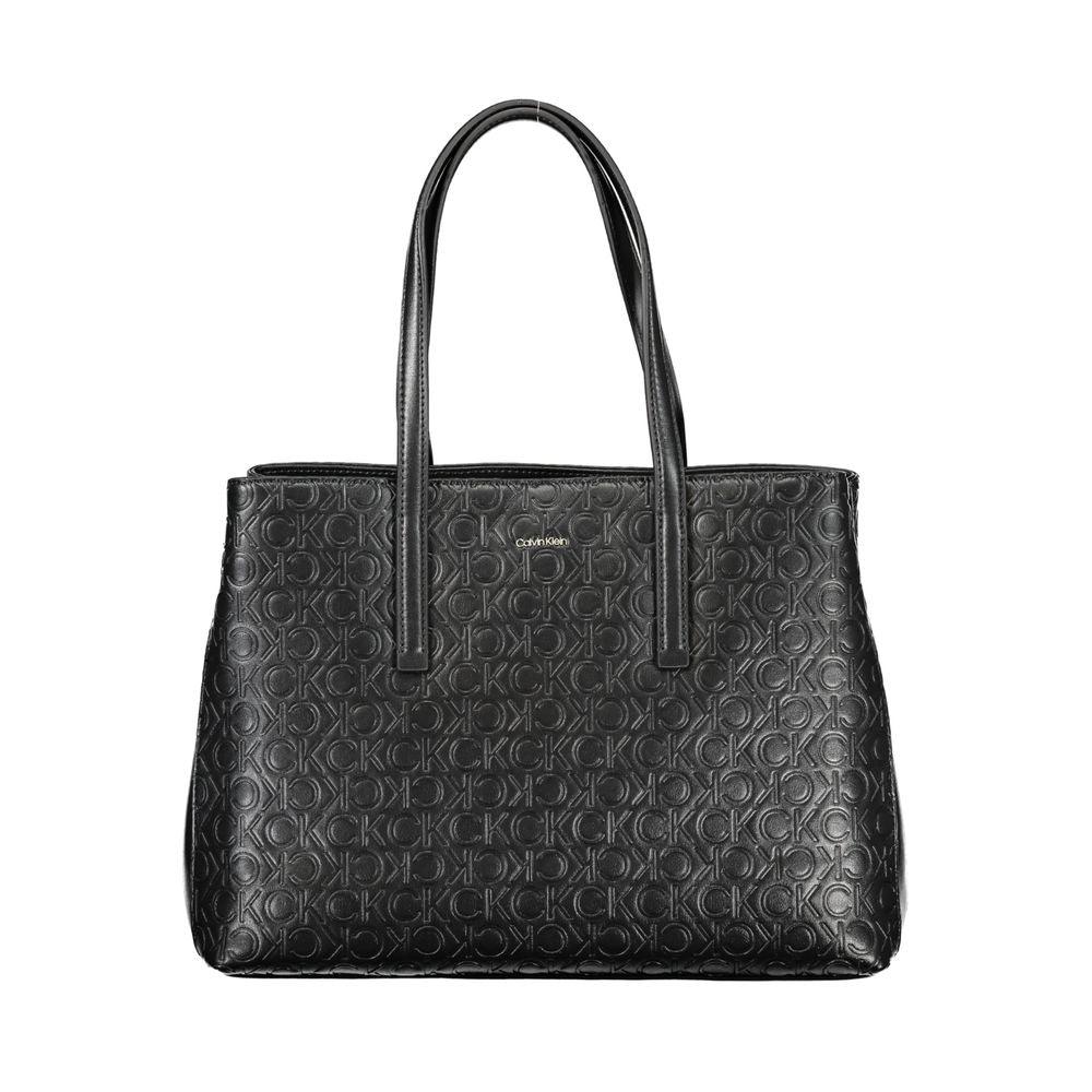 Calvin Klein Black Polyester Handbag - Arichezz.store