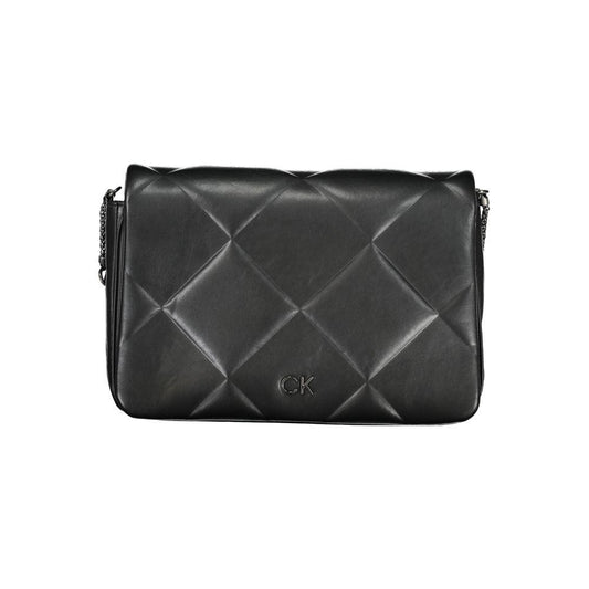 Calvin Klein Black Polyester Handbag - Arichezz.store