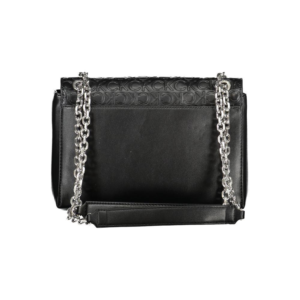 Calvin Klein Black Polyester Handbag - Arichezz.store