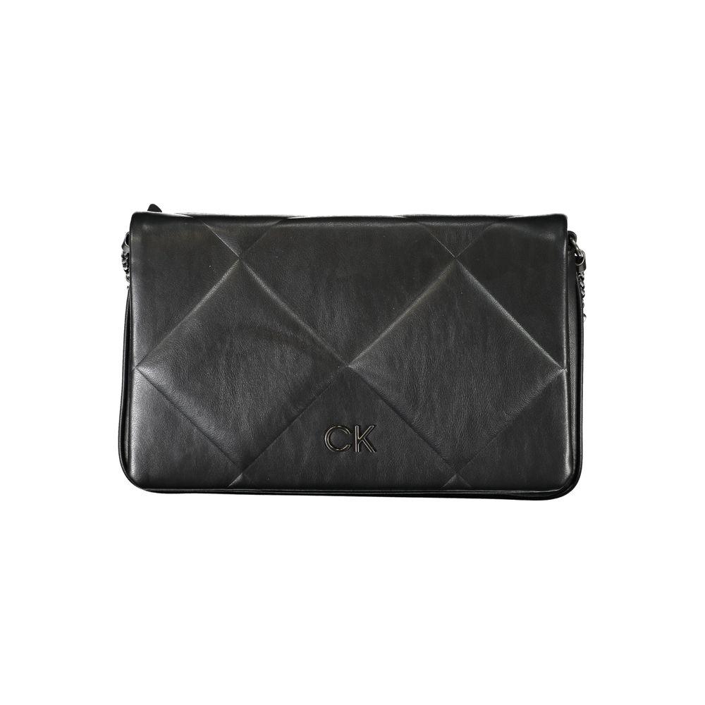 Calvin Klein Black Polyester Handbag - Arichezz.store