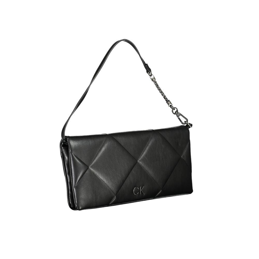 Calvin Klein Black Polyester Handbag - Arichezz.store