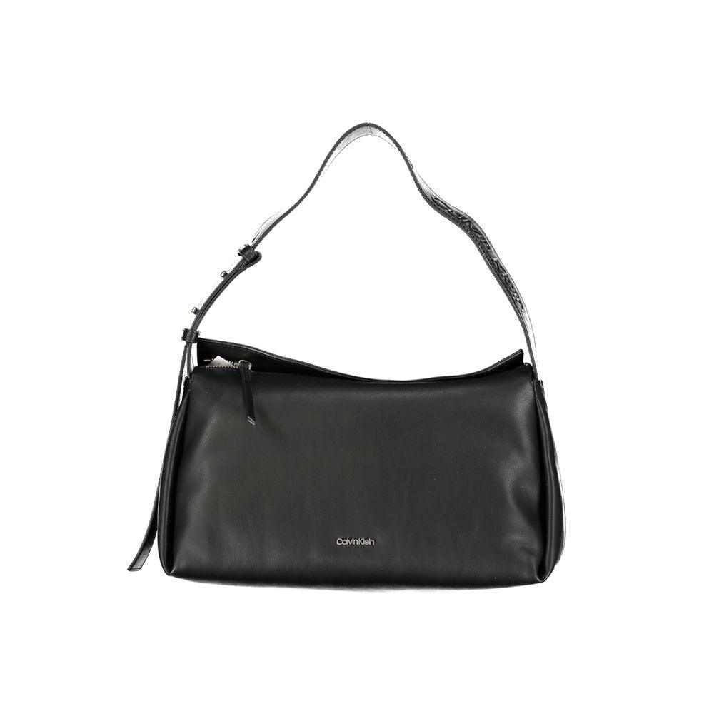 Calvin Klein Black Polyester Handbag - Arichezz.store