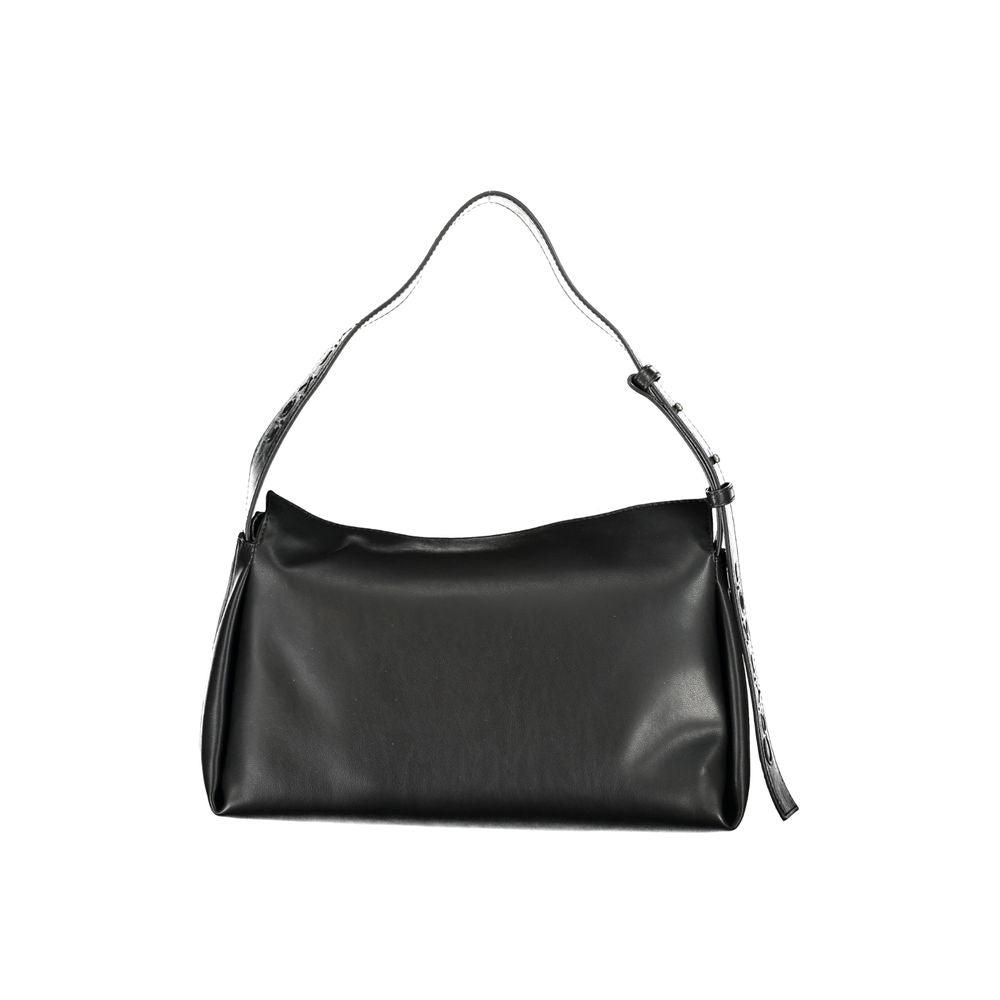 Calvin Klein Black Polyester Handbag - Arichezz.store