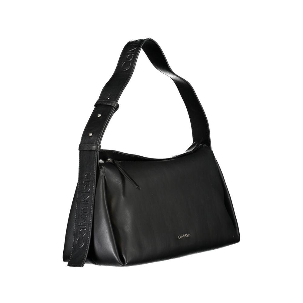 Calvin Klein Black Polyester Handbag - Arichezz.store