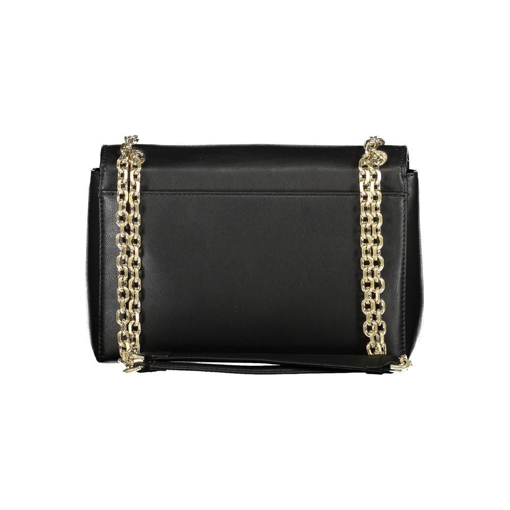 Calvin Klein Black Polyester Handbag - Arichezz.store